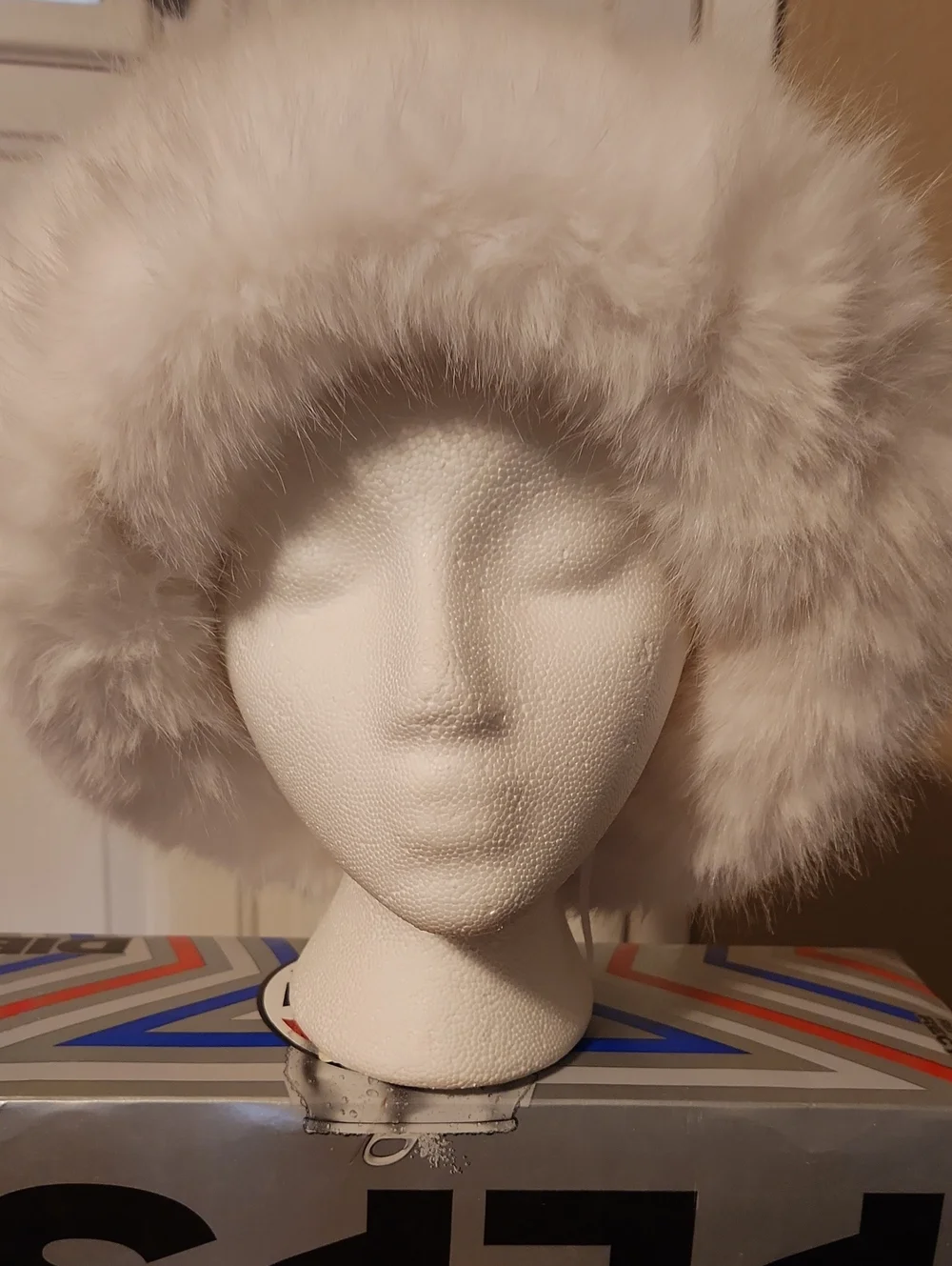 White Faux Fur Russian-Style Winter Hat - Women